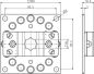 Preview: Rademacher Antriebslager auf Grundplatte inklusive Schrauben und Muttern Typ 4016-14 #94401614