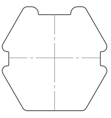 elero Adapterset Motorkupplungsset für RH- und NHK-Antriebe, Profilrohr Ø 75 mm, 6-kant, Butzbach Mäule #220290001