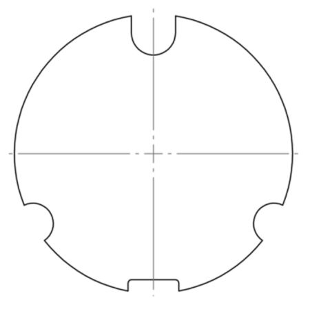 elero Adapterset Motorkupplungsset für RH- und NHK-Antriebe, Nutrohr 85x1 #220380001