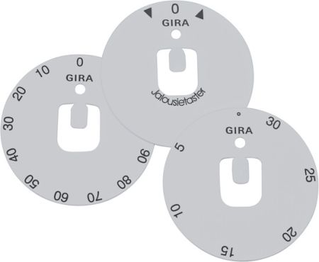 Rademacher Abdeckplatte mit Symbolscheibe Gira, Ultraweiß Typ 2656-UW #70000038