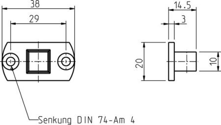 Rademacher Adapter Small 10er Vierk. inkl. Schrbn. Typ 4010-S #93401003