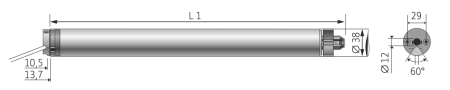 Somfy Altus 40 RTS 4/16 Rollladenmotor SW 40 x 0,6 #1021466 #1021445 #1021441