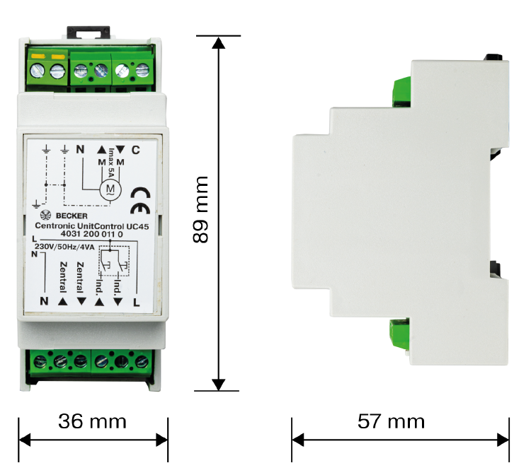 Becker Centronic UnitControl UC45 #40310000040