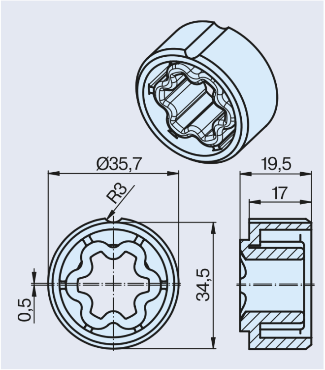 Becker ➤ Adapterset 38x1 / 40x2, Universal #49303000880 ✅ online kaufen!