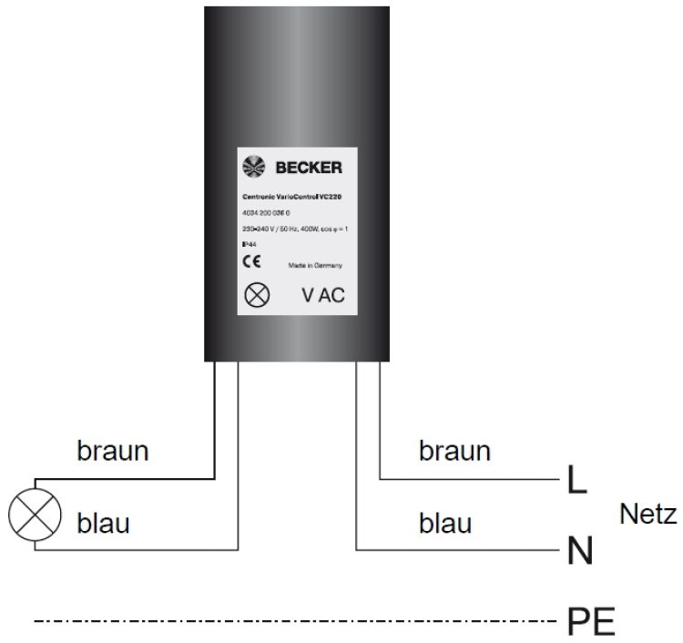 Becker Centronic VarioControl VC220 #40340000160