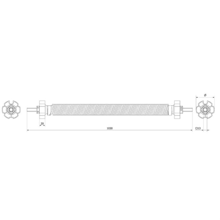 Cherubini Hilfsfeder ø4x200 #93027040200