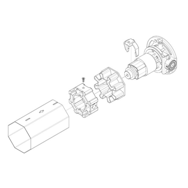 Cherubini Mitnehmer Achtkantwelle #1549001