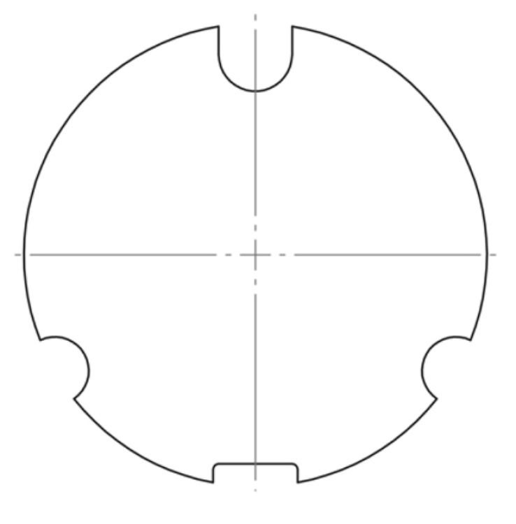 elero Adapterset Motorkupplungsset für RH- und NHK-Antriebe, Nutrohr 85x1 #220380001