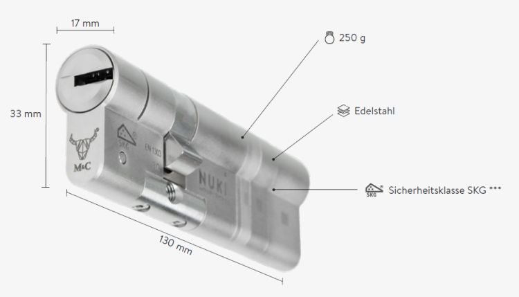 Nuki Universal Cylinder 2. Generation #221141 (#220646)