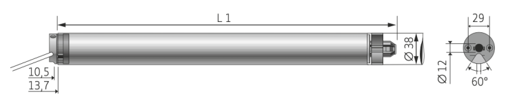 Somfy Altus 40 RTS 9/16 Rollladenmotor SW 40 x 0,6 #1023390 #1023376 #1023372