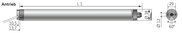 Somfy ➤ Oximo 40 WireFree io 3/23 ✅ Rollladenmotor SW 40 x 0,6 #1241946