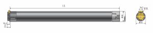 Somfy ➤ HiPro LT 60 Titan 100/12 ✅ Rohrmotor DS 85 #1166153 #1166165✅ online kaufen!