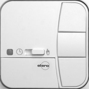elero ➤ MemoTec Bedienteil alpinweiß (für UniClic-Rahmen) # 280212001